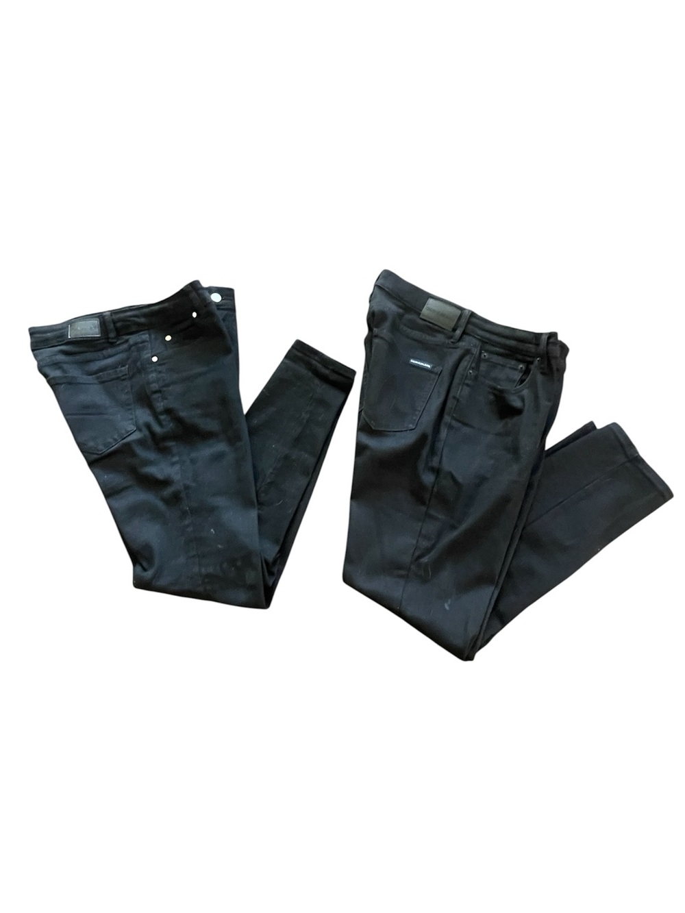 BUNDLE of 2 pair Women’s Black Jeans: Calvin Klein, Tahari Skinny